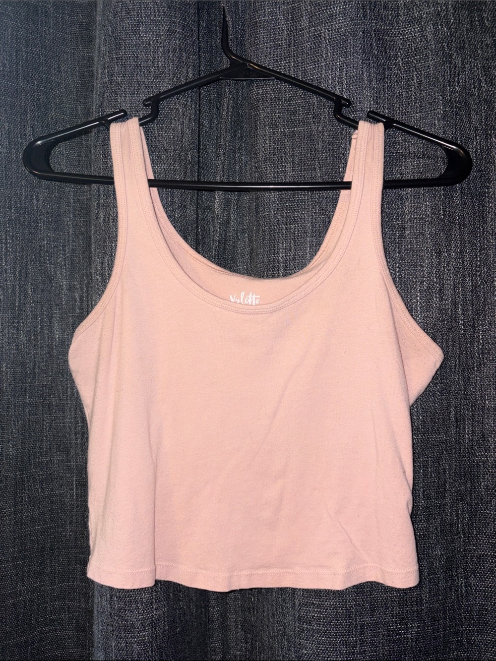 Light Pink Vylette Cropped Tank top